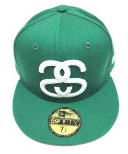 stussy✖️ニューエラ　グリーンキャップ stussy ステューシー キャップ NEW ERA(ニューエラ)ボディ