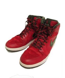 買取・査定情報 NIKE ハイカットスニーカー メンズ レッド 程度B