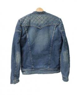 状態良好☆WRANGLERAKMデニムライダースジャケットラングラーエイケイエム AKM×Wrangler DENIM ライダース (INDIGO) エイケイエム