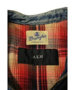 AKM ラングラー ライダース AKM×Wrangler DENIM ライダース (INDIGO) エイケイエム