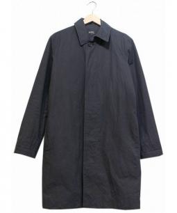 A.P.C マックコート ステンカラーコート　グレー　アーペーセー A.P.C ステンカラーコート macコート （A.P.C.（アーペーセー