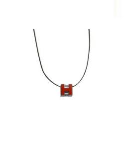 HERMES Hキューブ ネックレス　レッド 楽天市場】【中古】エルメス ネックレス カージュドアッシュ H