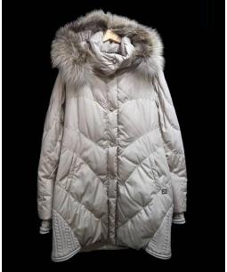 ヴィオランティ VIOLANTI ダウン コート ファー 裏地 雪の結晶柄 黒 L ◇MM-11257 ◇01 レディース  116-201811120202 | ベクトルパーク