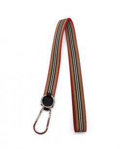 ❁新品未使用❁BURBERRY 鍵付き キー ネックストラップ キャンバス BURBERRY バーバリー ストラップ 鍵付き キー ネックストラップ