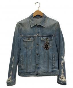 90s 00s DOLCE&GABBANA コットンジャケット ダメージ加工 90s 00s DOLCE&GABBANA コットンジャケット ダメージ加工 - メルカリ