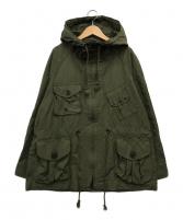 【美品】オアスロウ orSlow カバーオール ノーカラー エンジニアジャケット orSlow(オアスロウ) ノーカラーデニムジャケット（カバーオール