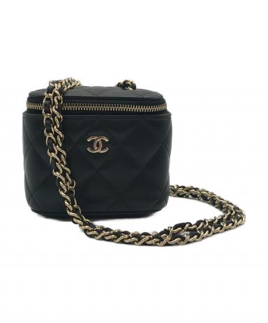 CHANEL ミニバニティチェーンショルダーバッグ