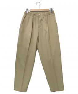 MARNI◇ウールトロピカルシャーリングテーパードパンツ/ボトム/36/NVY