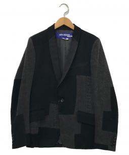 2015秋冬JUNYA WATANABE パッチワークコート JUNYA WATANABE MAN（ジュンヤワタナベマン）の「製品縮絨