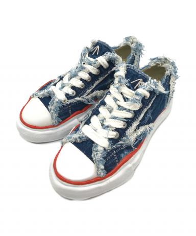 Maison MIHARA YASUHIRO×NIGEL CABOURN LOW CUT ONE WASH12oz デニムスニーカー