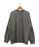 steinオーバーサイズリブスウェットカーディガン ST.370 サイズ:M stein(シュタイン)/OVERSIZED REBUILD SWEAT CARDIGAN/Mint 通販