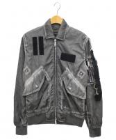 DSQUARED2(ディースクエアード) クラック加工レザーバイカーパンツ