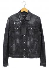 DSQUARED2(ディースクエアード) クラック加工レザーバイカーパンツ