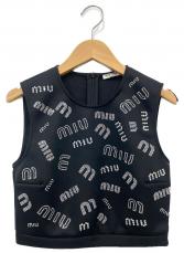 買取・査定情報 MIU MIU(ミュウミュウ)ロゴビジューノースリーブ