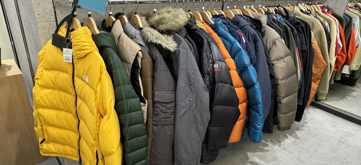 メンズアウトドアコーナー