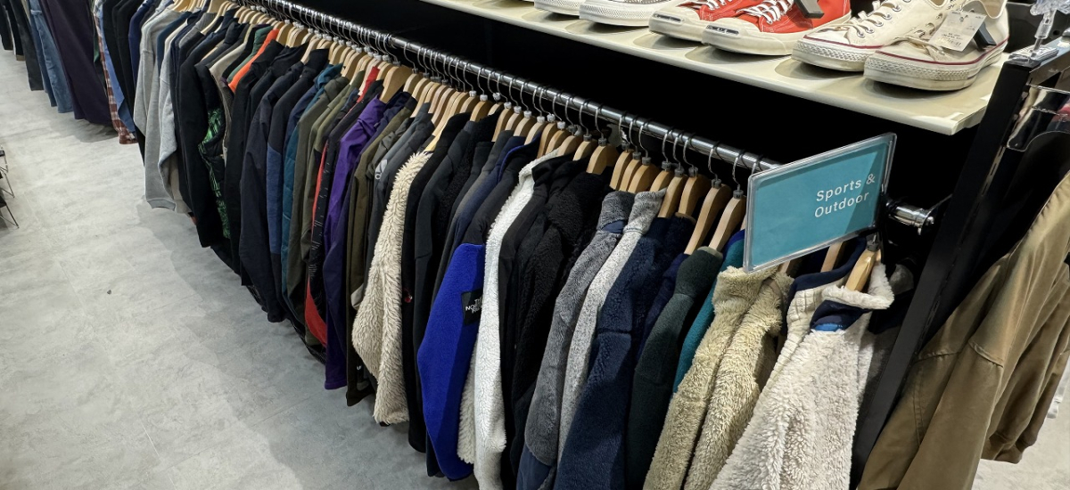 メンズアウトドアコーナー