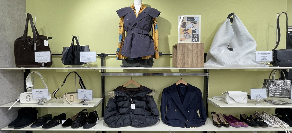 セレクトショップ並みのブランド品揃え。上質なアイテム取り揃えてます。