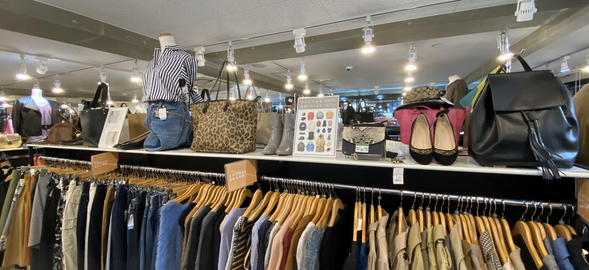 百貨店系ブランドやセレクトショップブランドも豊富です