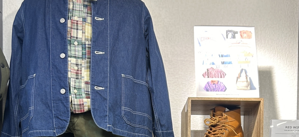 充実の品揃え！メンズコーナー