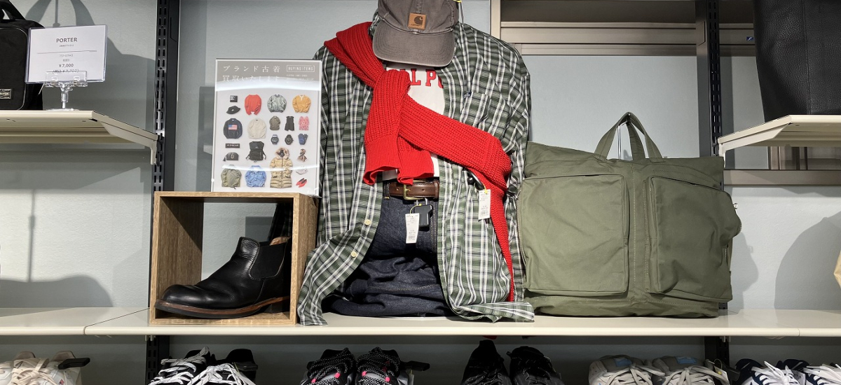 メンズカジュアルブランドコーナー