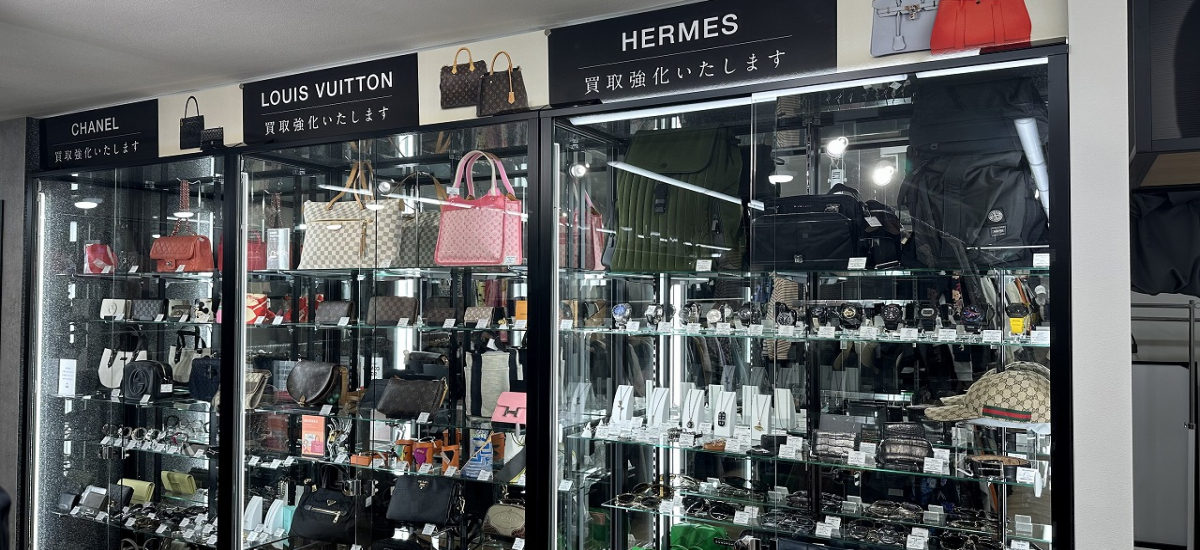 ブランドバッグ・ジュエリーショーケース