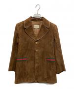 T*s様 週末限定値下げ GUCCI グッチ レザージャケット 本革 イタリア GUCCI】グッチ『レザーライダースジャケット size40』629189 XN336