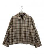 AURALEE / オーラリー】DOUBLE FACE CHECK ZIP BLOUSON | 極上の素材感
