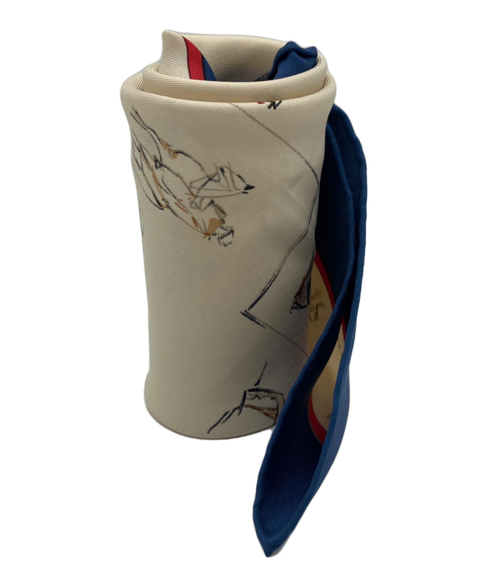 【美品】HERMESエルメスカレ45プチカレシルクスカーフCHANTILLY HERMES / エルメス】カレ45 プチスカーフ|装いをクラスアップする洗練