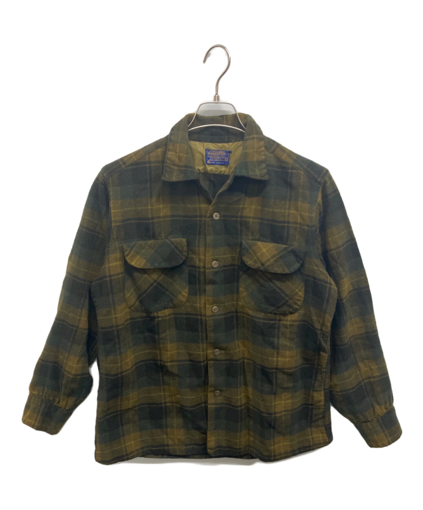 PENDLETON / ペンドルトン】60s ボードシャツ/オープンカラーチェック