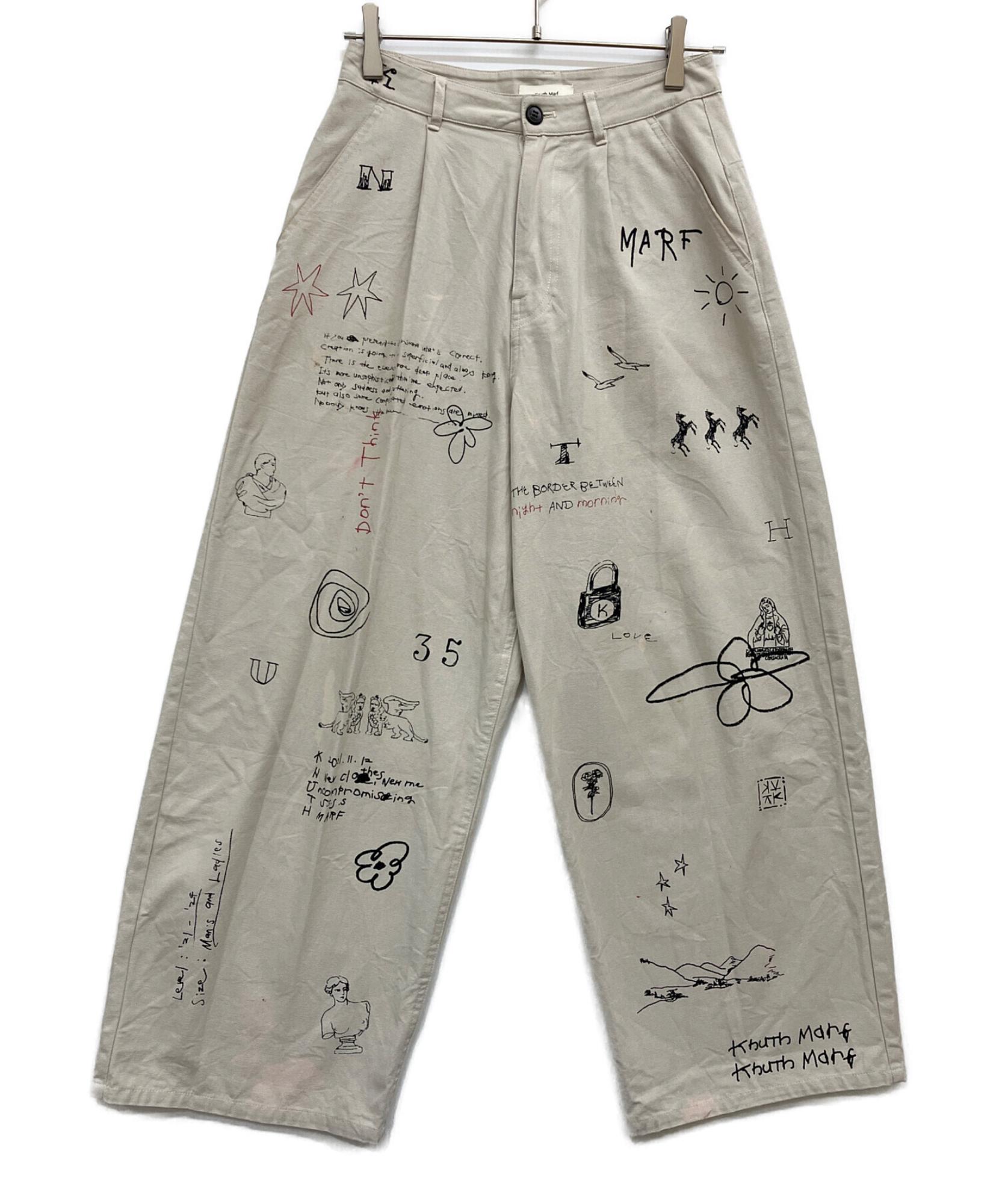 Knuth Marf /クヌースマーフ】より、''high waist tattoo pants''を