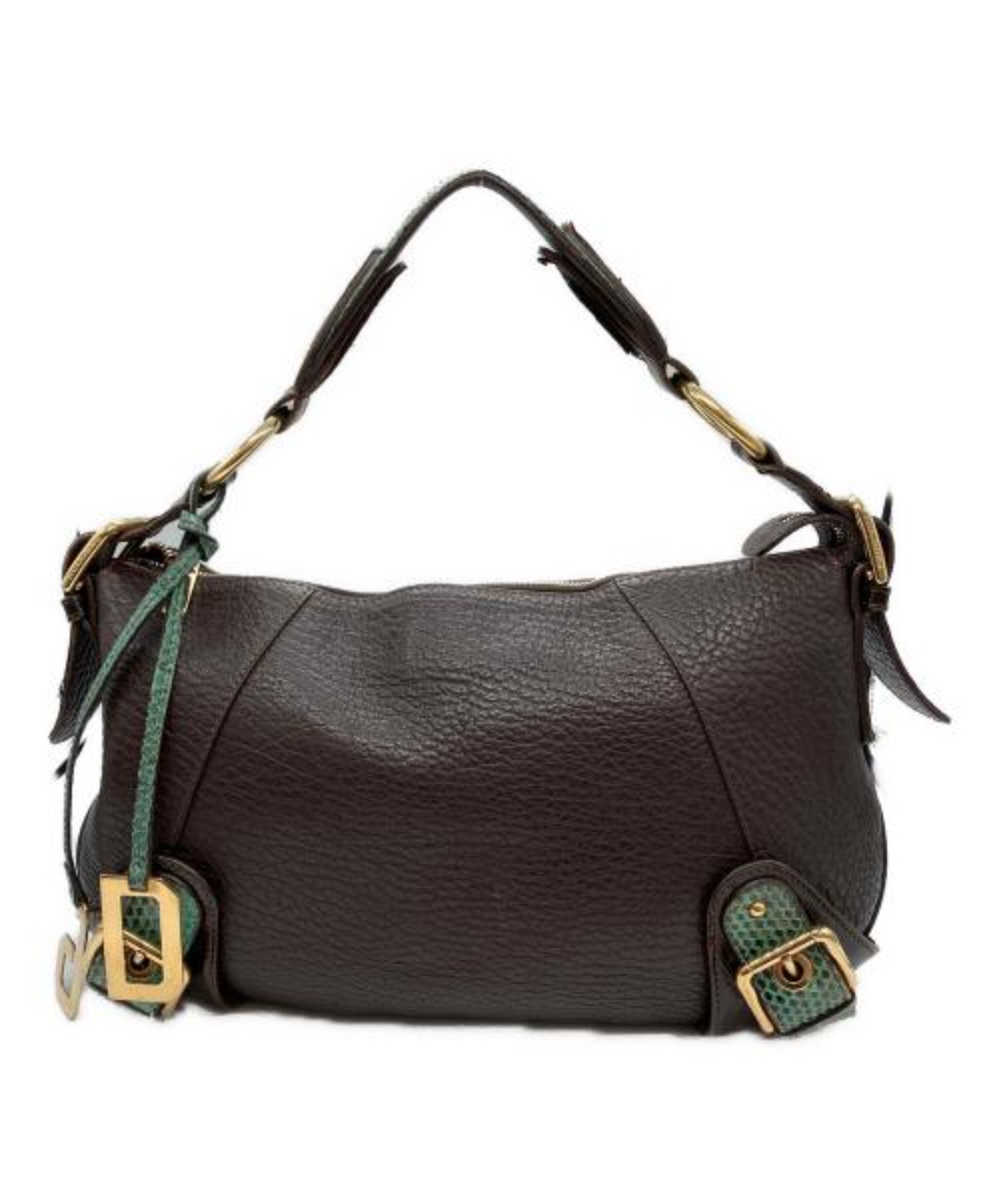 ドルチェ＆ガッバーナ D&G ショルダーバッグ スエード ボア レザー ブラウン DOLCE & GABBANA /ドルチェ＆ガッバーナ】より、''ワンショルダー