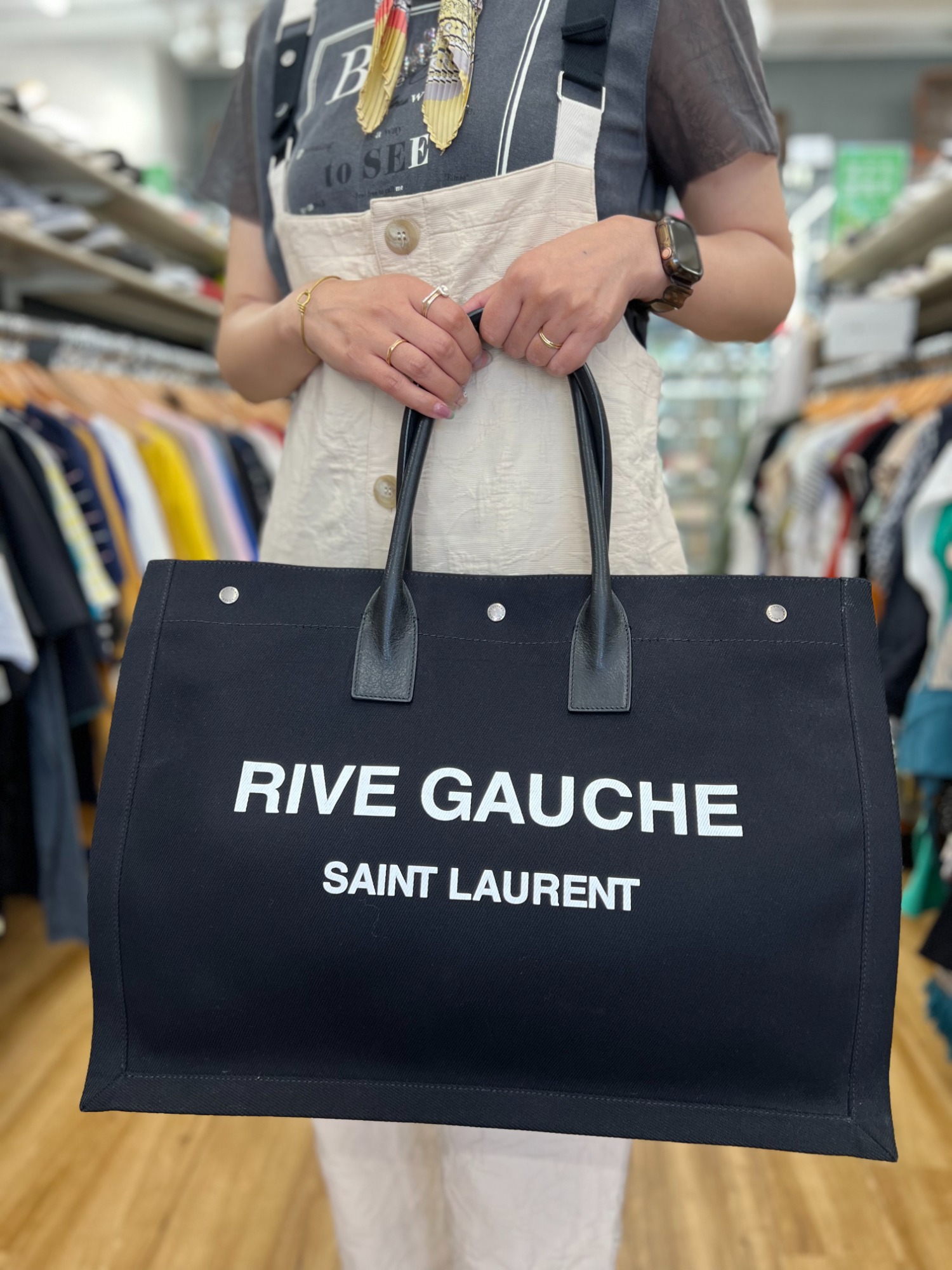 Saint Laurent Paris/サンローランパリRIVE GAUCHE TOTE BAG