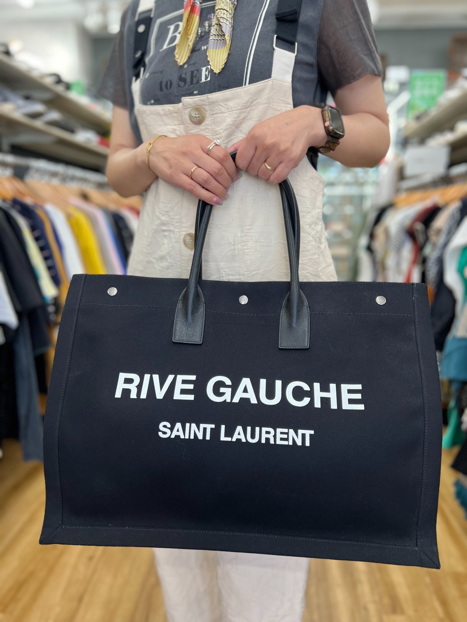 Saint Laurent Paris RIVE GAUCHE トートバッグ