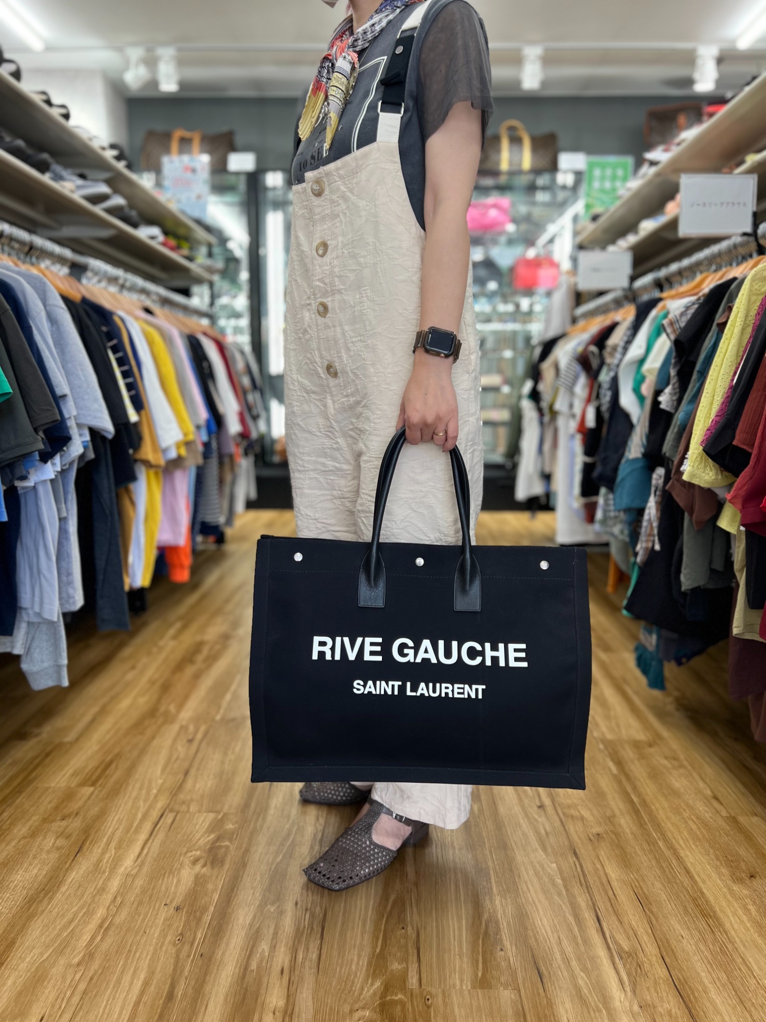 Saint Laurent Paris RIVE GAUCHE トートバッグ