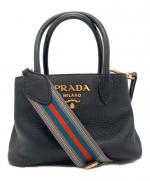 PRADA / プラダ】2WAYショルダーバッグ | シックな黒が日常を格上げ PRADA / プラダ】2WAYショルダーバッグ | シックな黒が日常を格上げ