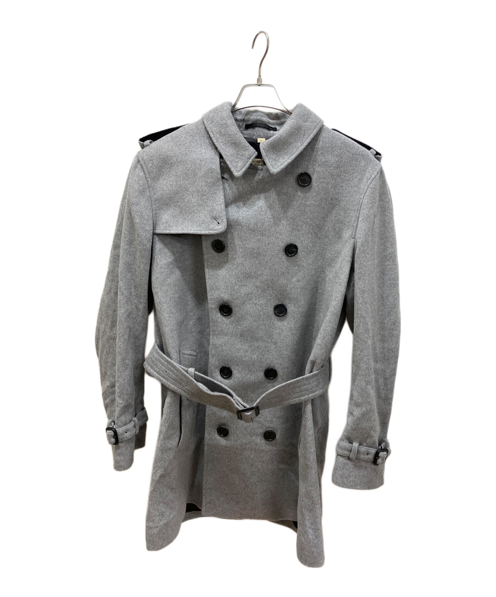 Burberry's ライトグレー トレンチコート 新入荷】BURBERRY (バーバリー) ウールトレンチコートを買取入荷しま