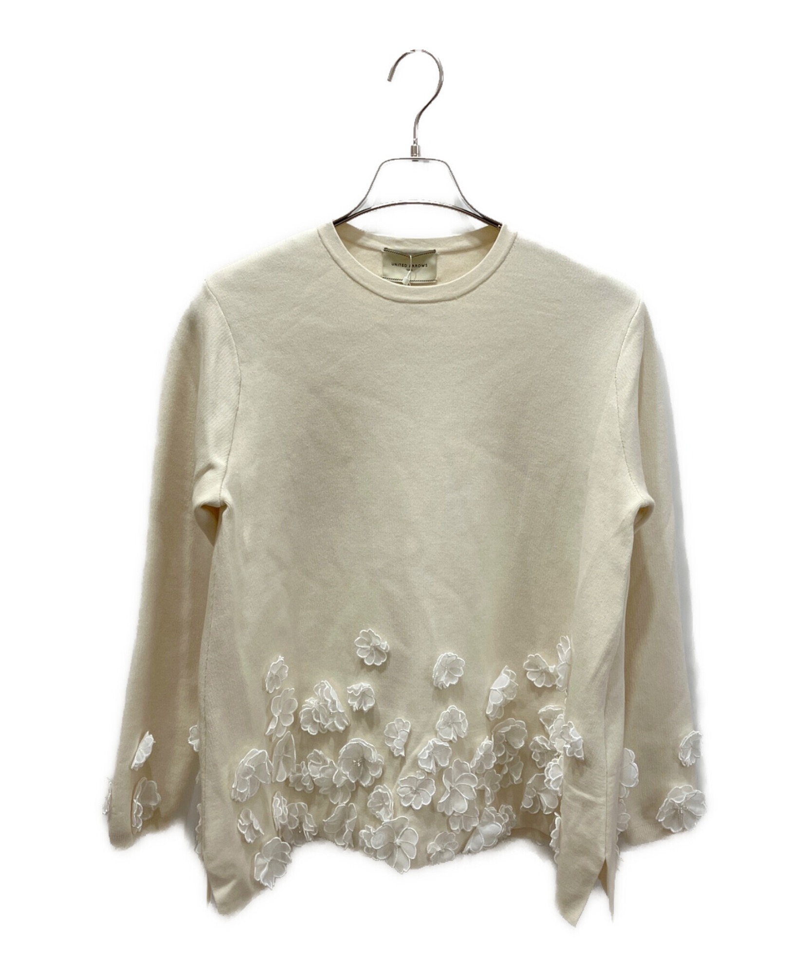 UNITED ARROWS / ユナイテッドアローズ】3D フラワーモチーフ ニット