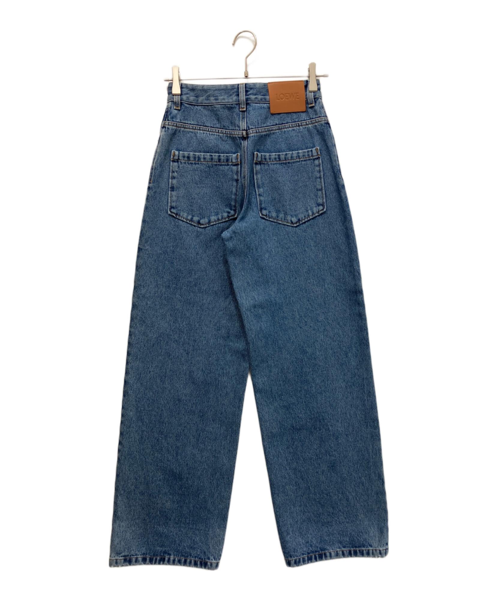 LOEWE / ロエベ】ANAGRAM BAGGY JEANS（ユーズド加工デニムパンツ