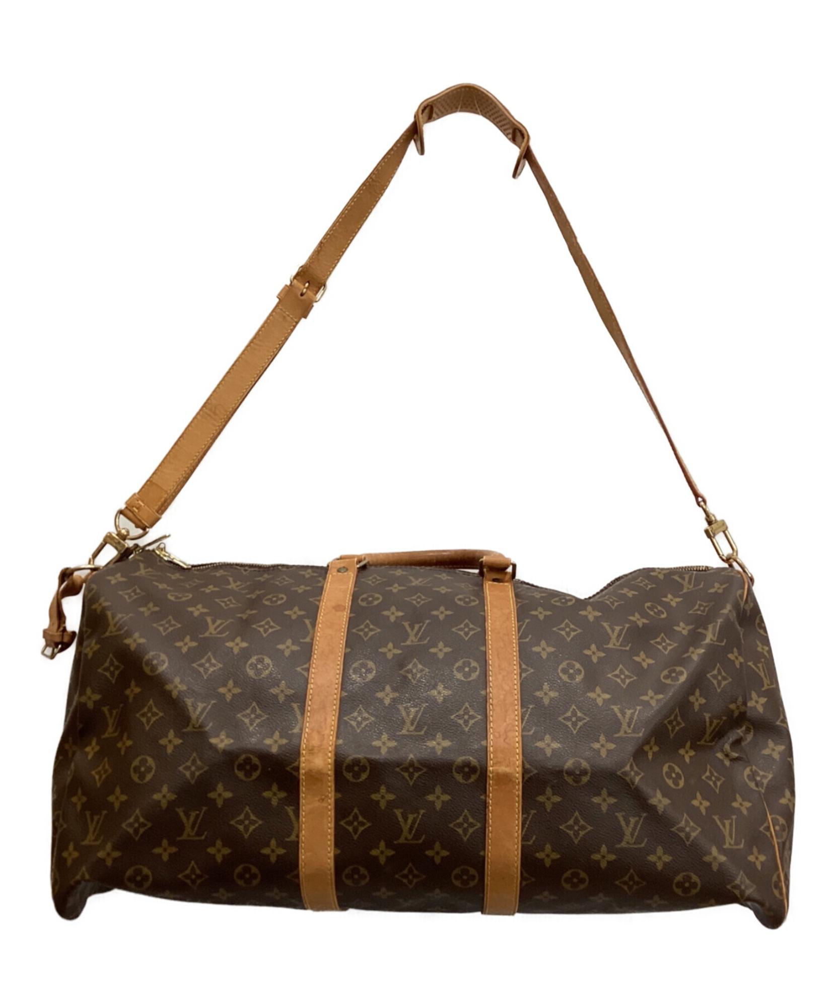LOUIS VUITTON / ルイ ヴィトン】キーポル・バンドリエール55 ボストン 