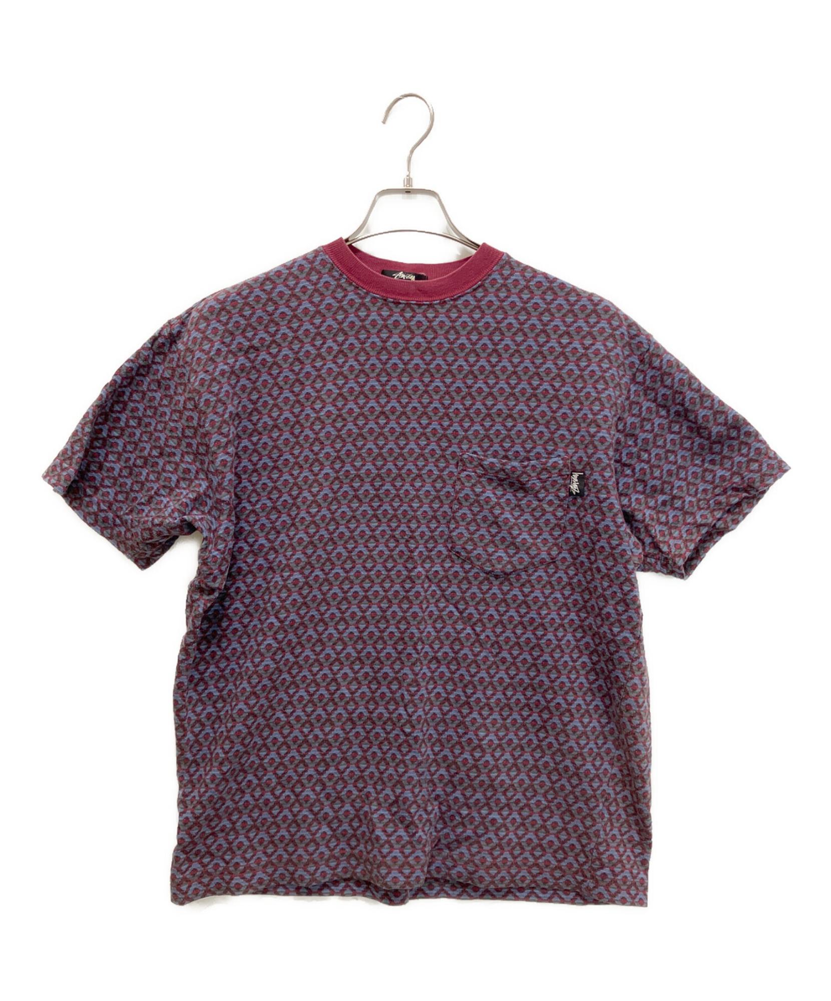 stussy / ステューシー】80S ジャガードボーダーポケットTシャツ 