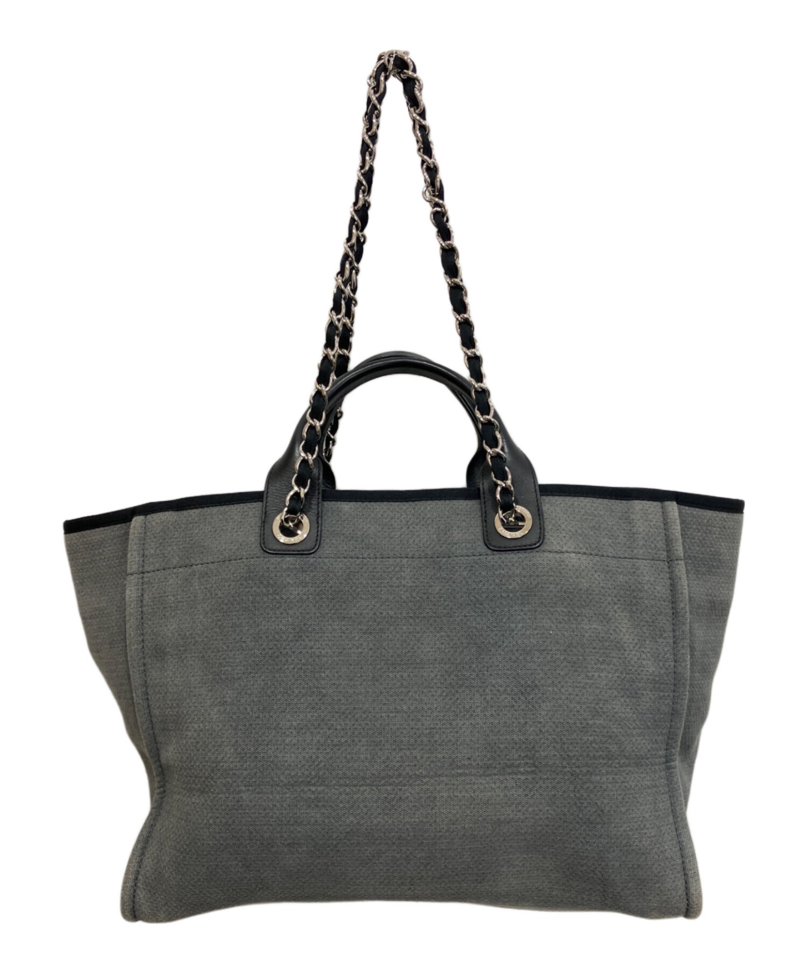 【人気】CHANEL シャネル ドーヴィル チェーン トートバッグ グレー CHANEL / シャネル】ドーヴィル GM 2WAY トートバッグ | 日常をクラス