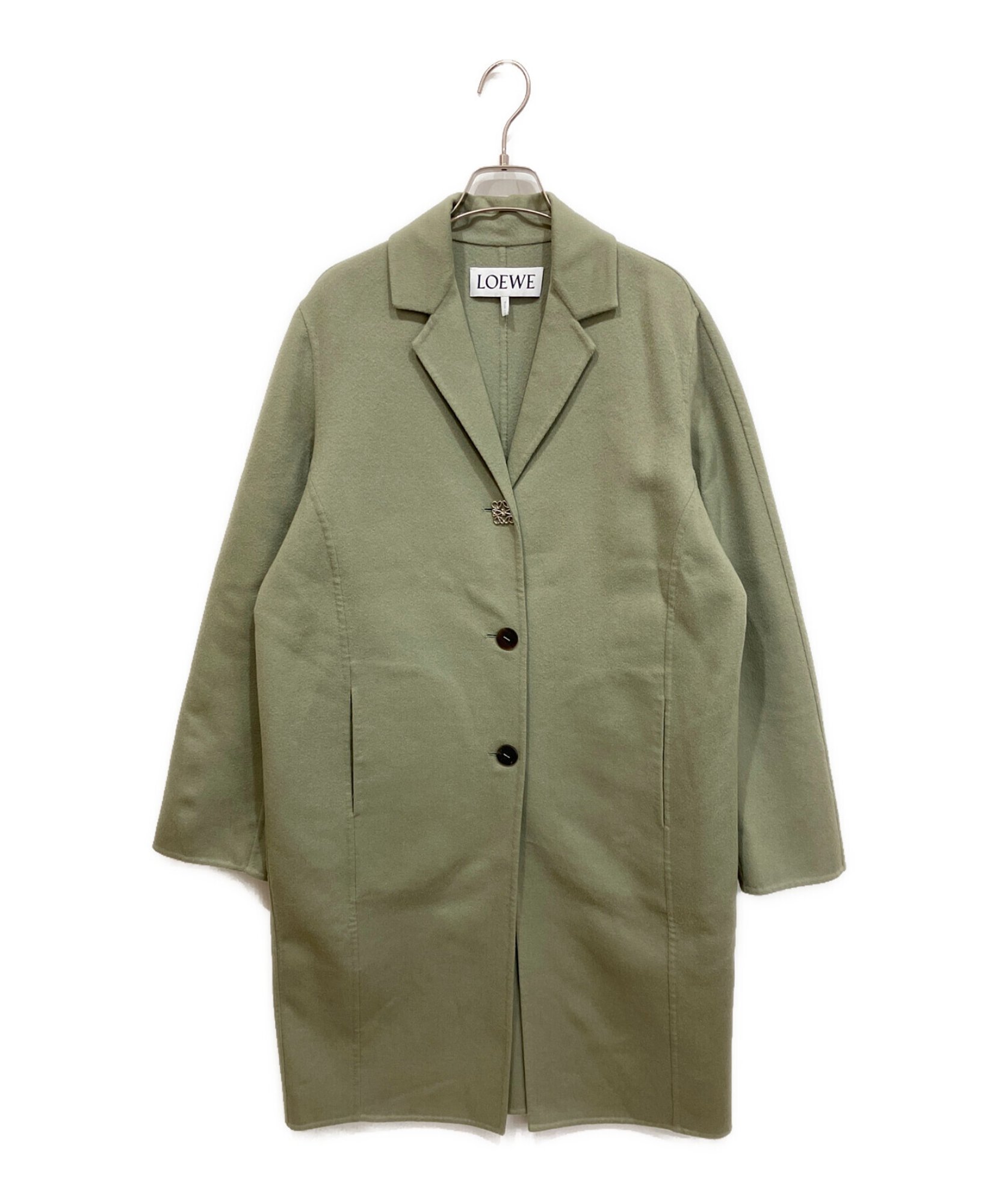LOEWE / ロエベ】アナグラム釦 ウール＆カシミヤ ダブルフェイス