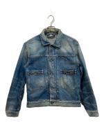 格*P様 正規品　GUCCI グッチ　デニムジャケット　ビット　レザー　リジッド GUCCI / グッチ】ホースビット ポケット デニムジャケット