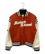 maison kitsune / メゾンキツネ】レザー切替スタジャン | 大人の遊び心