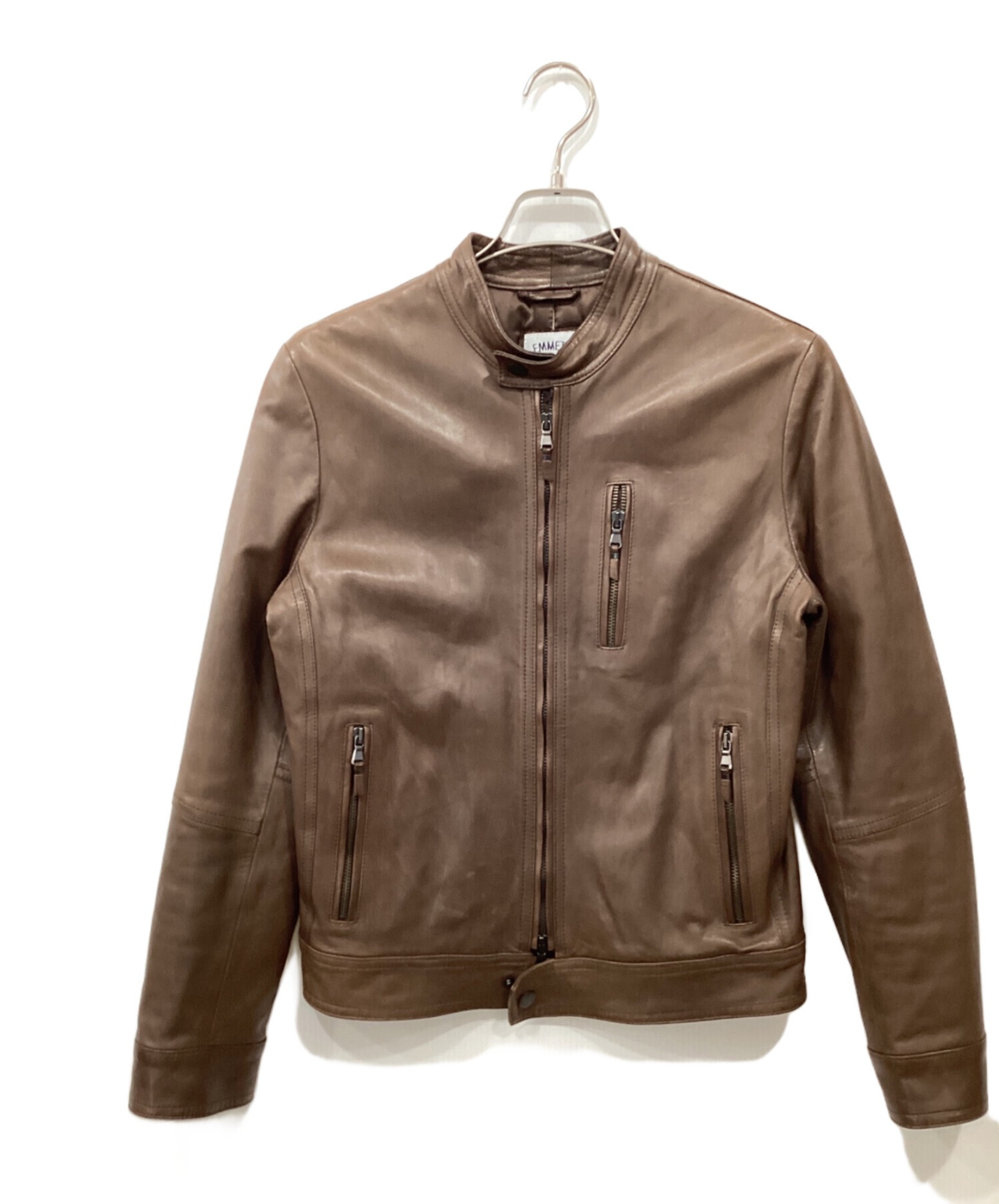 エンメティ　シングルライダースジャケット　40 楽天市場】【ポイント8倍 12/31 9:59まで】エンメティ EMMETI シングル