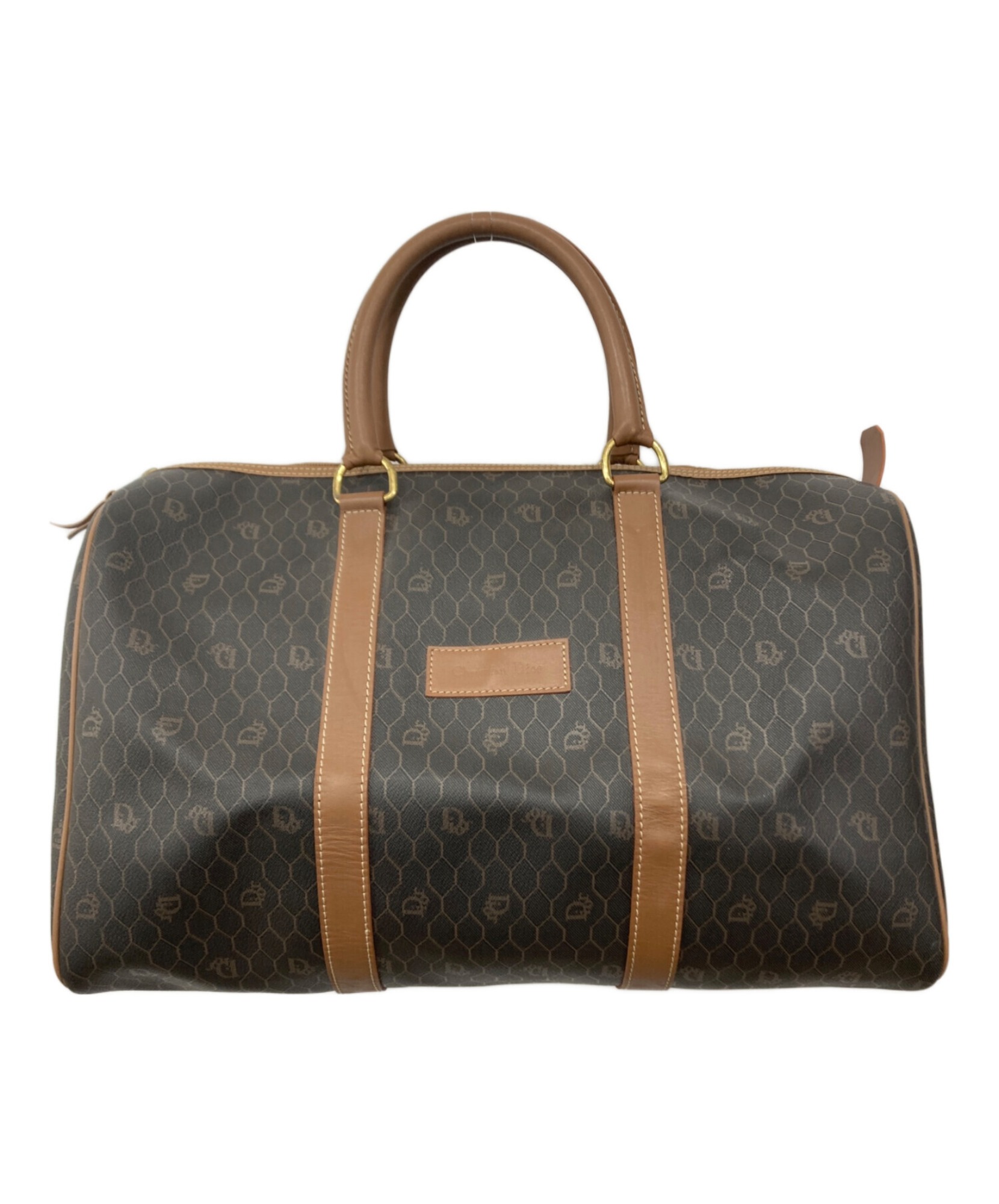 Christian Dior / クリスチャン ディオール】ハニカム柄ボストンバッグ