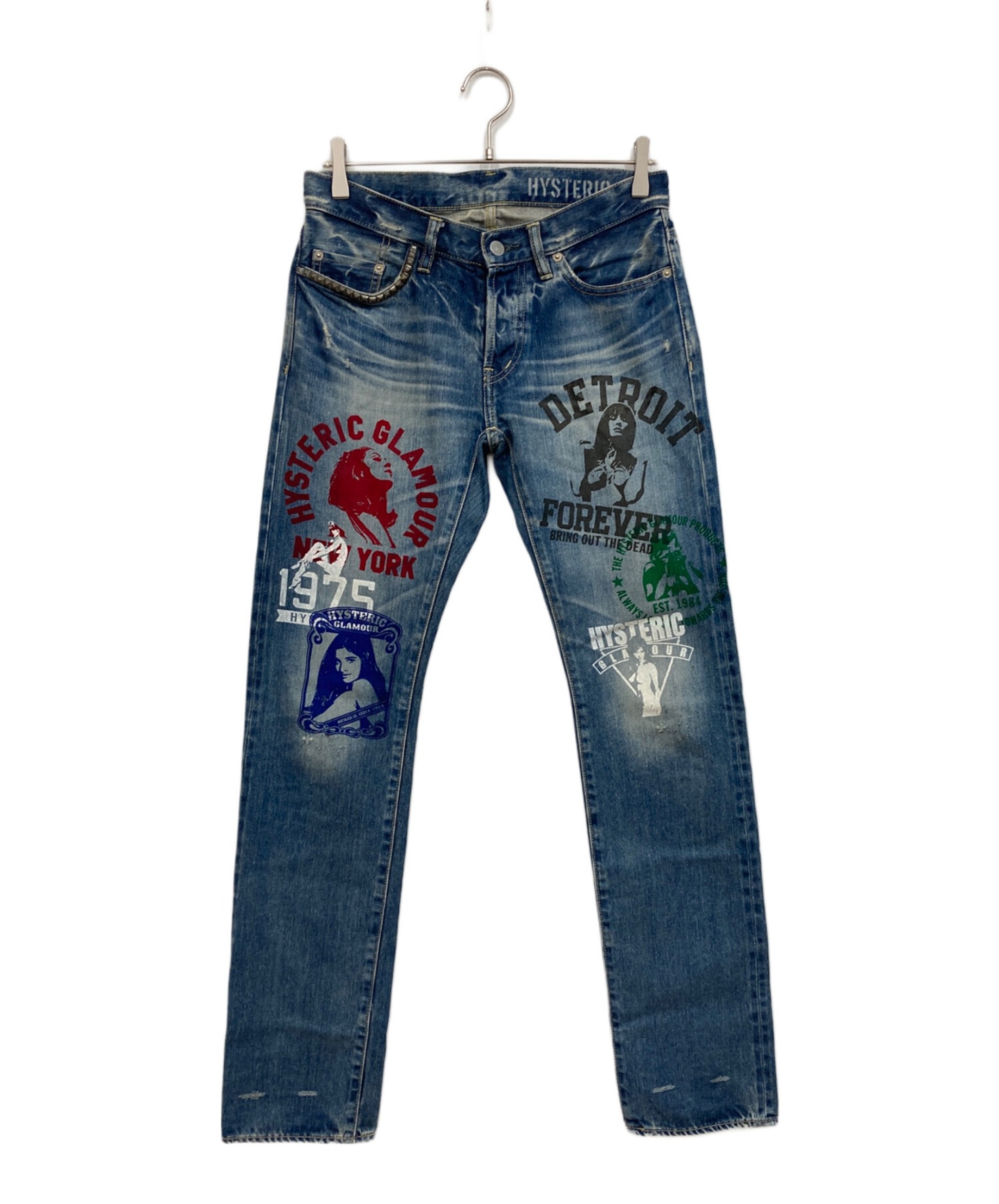Hysteric Glamour / ヒステリックグラマー】スタッズデニムパンツ