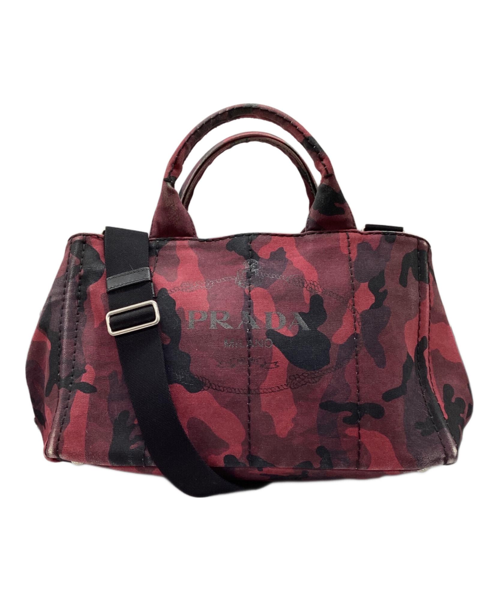 PRADA / プラダ】2WAYカナパカモフラトートバッグ | 遊び心ある 