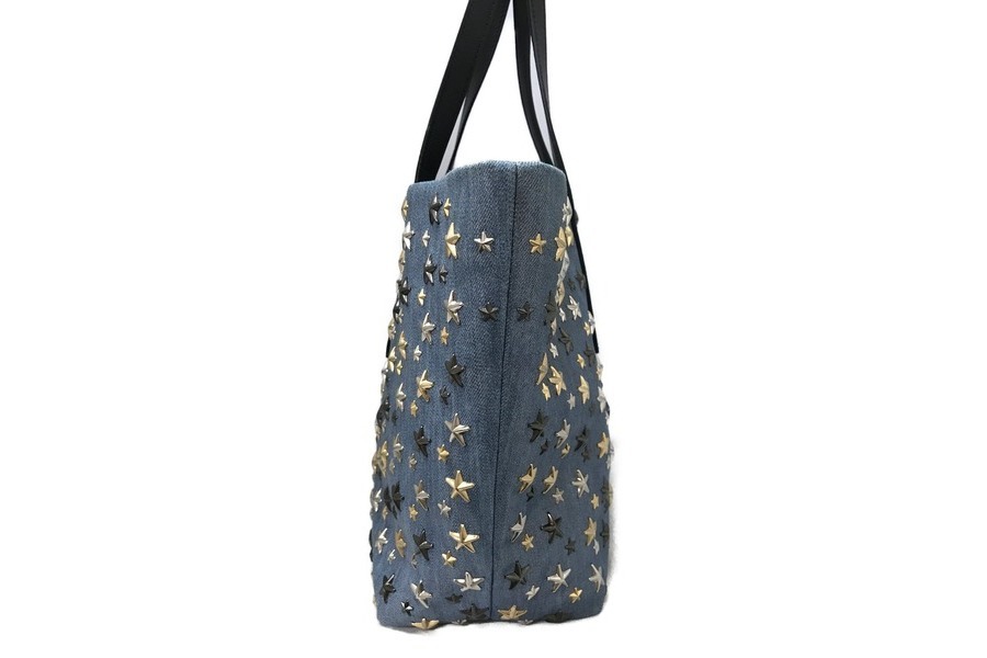 JIMMY CHOO ジミーチュウ　デニム　トートバッグ　ソフィア JIMMY CHOO ジミーチュウデニムトートバッグソフィア