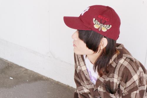 グッチのキャップ